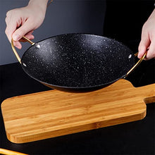 FJIESGKQ Cooking Multifunctional Japanese Dry Ear Hotpot Bar Wok Non Stick Spill-proof Seafood Pot Maifan Stone Kitchen