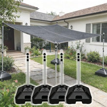 YXXSDP Outdoor Shade Sail Support Poles, Telescopic Canopy Stand
