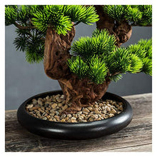 zxb-shop Artificial Tree Simulation Welcome Guest Bonsai Green Plants Fake Plant Potted Plants Decorative Tree Resin Simulation Bonsai (Color : A)
