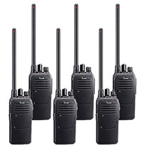 Icom 6 Pack IC-F2000 UHF Analog Two Way Radios Preprogrammed Clear