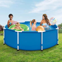 8' x 30" Outdoor Activity Round Frame Above Ground Swimming Pool Set