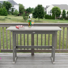 highwood Lehigh Counter Height Balcony Table, Harbor Gray