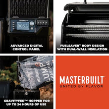 Masterbuilt Gravity Series XT Smoker Grill | Combination Charcoal Grill and Smoker | Black | App Control | Digital Control Panel