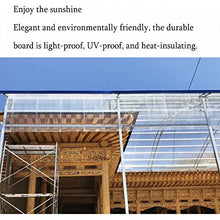 LFFH Polycarbonate Roofing Sheet,0.8mm Waterproof Transparent Daylighting Panels Outdoor Garden Clear Roofing Panels Easy to Bend & Cut for Greenhouse Canopy (Color : Clear, Size : 1.5mx30m)