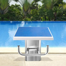 TREEYX Diving Platform Board, Heavy Duty Pool Diving Board with Stainless Steel Base, for Indoor Outdoor Professional Competition (50 * 50 * 45cn)