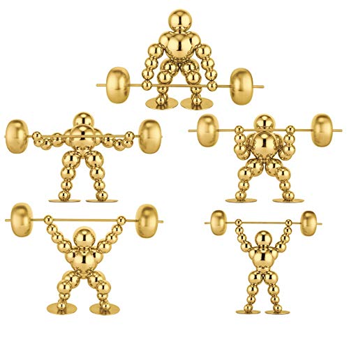 LSX Gold Stainless Steel Home Decor Showpiece Set (5pcs)