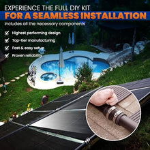 Highest Performing Design - DIY Solar Pool Heater Kit - 15-20 Year Life Expectancy (3-4x10 / 1.5" I.D. Header)