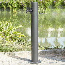 Freestanding Garden Water Column Outdoor Water Column,304 Stainless Steel Vertical Garden Water Column with Floor Mount Tap Frost Proof Hydrant Fountain for Outdoor Yard, C-Height 86cm*Diameter 5cm