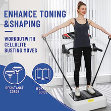 HNLIY Vibrating Plate Workout Machine Black