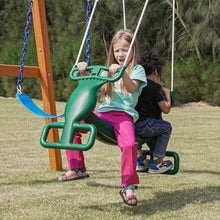 DOLPHIN PLAYGROUND T Glider Swing Set for Kids Outdoor Play Equipment