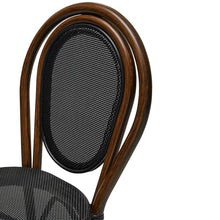 Euro Style Erlend Indoor/Outdoor Bar Stool | Modern French Bistro Style | Stackable, Weather-Resistant Seating for Patio, Bar, Restaurant, Cafés, Wineries, Balcony, Poolside | Black/Brown | Set of 1