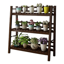 ZOCWJK Indoor Plant Stand for Multiple Plants 3 Tier Wood Corner Plant Shelf Rack Simple Outdoor Flower Pot Stand Holder,A-100cm