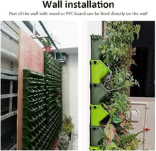 UXIPILBX Vertical Wall Planter,Vertical Ornament Container Decorative Flowerpot Decorative Planter Garden Planting Bags Hanging Planter, Plant Flower Pot Holder Green Herb Wall Decor