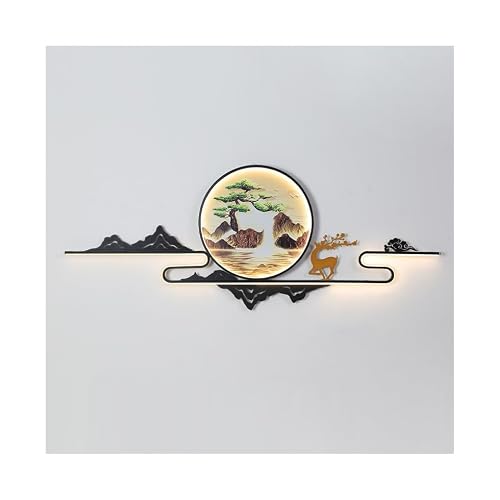 GSOUL Outdoor Wall Lamp Garden Lights, Landscape Wall Decoration, Outdoor Villa, Chinese