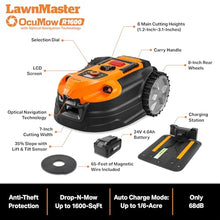 LawnMaster OcuMow R1600 Robot Lawn Mower – VBRM701i4 Plus