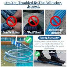 JYHHCYS Swimming Pool Vacuum Hose - 1.5 in, 2 in Diameter Pool Cleaner Hose Replacement for Above & In Ground Swimming Pool - Flexible Vacuum Hose for Pool Cleaning(1 1/2 in - 30m)