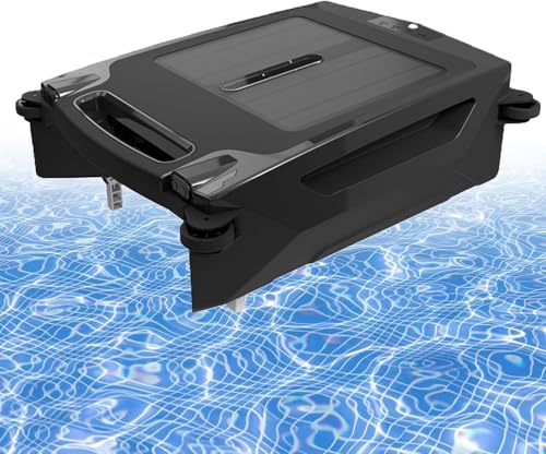 Pool Cleaner, Automatic Skimmer, Cordless Cleaning Robot, Working 300 Min, Solar