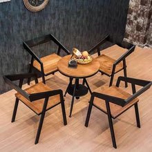 JOSOGO Outdoor Cafe Bistro Table and Chair Set, Metal Round Dining Set for Coffee Shop, Commercial Restaurant Furniture for Dessert Shop Patio,Bar BBQ Hotpot Seating(X)