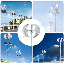 HUIZHITENGDA 3000W Vertical Axies Wind Turbine, 12V 24V 48V Wind Generator VAWT Small Windmill Free Energy with MPPT Charge Controller Homeuse,48v