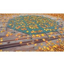 CHZDPP Winter Pool Protective Cover for Prevent Leaf & Debris, Household Round Pool Covers for In-Ground, Tear-Proof Thicken Mesh with Installation Hardware(33ft/1006cm)