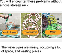hosepipes for garden on reel Garden Hose Reel Cart, Outdoor Large Garden Hose Reel with Wheels, Household Car Wash Cleaning Water Pipe Storage Rack, Agricultural Irrigation Truck with Hose(+30m pipe