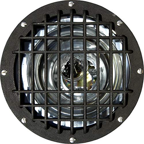 Dabmar Lighting Fiberglass In-Ground Well Light with Grill Bronze Finish 15