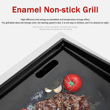 Gas Griddle LPG Commercial Stainless Steel Heavy Duty Restaurant Outdoor Tabletop Griddle Gas Baking Plate Burger Grill Burners for Camping, Tailgating, Kitchen-BBQ Grill with Knobs & Ignition