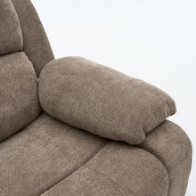 Trygoal Manual Single Lounge Recliner Chair with Adjustable Backrest, Khaki