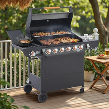 Dancongtea 6 Burner Propane Gas Grill 72000 BTU Stainless Steel BBQ