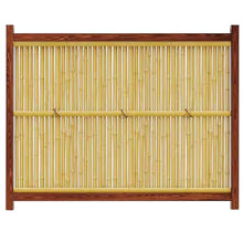 DECORN Wood Garden Fence Privacy Fence Screen Outdoor Wooden Landscape Edging Decorative Border for Yard Patio Pathway Courtyard Maintenance, 59.1" L,A-47.2" H