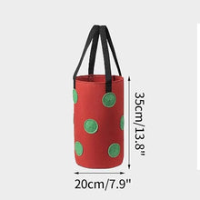 Multi-Port Grow Bags 13-Hole Felt Hanging Planting Bag Outdoor Reusable Thickene Garden Plant Pot for Strawberry Taro Peanut (Color : A) (B)
