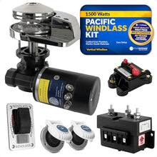 Five Oceans Vertical Windlass Kit 1500W 12V DC Silver/Black