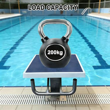 Eastnmythet Pool Diving Platform with Stainless Steel Base, Heavy Duty Swimming Pool Diving Board with Non-Slip Strips, for Home Pools and Competition B