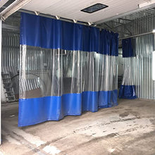 AMEPOO Outdoor Curtain Waterproof PVC Tarpaulin Tent Side Panels SunDust-Proof Transparent Tarpaulin with Eyelets Customizable for Porch,Pergola, Cabana(7x3m/23x9.8ft)