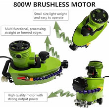 Portable Glass Edge Grinder Portable Round Bevel Edger Hand-Held Glass Polisher Grinder Edger for Art Polishing ( 10mm)