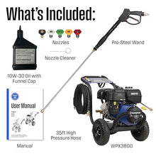 Westinghouse WPX3800 Gas Pressure Washer, 3800 PSI and 3.6 GPM, Onboard Soap Tank, Spray Gun and Wand, 5 Nozzle Set, for Cars/Fences/Driveways/Homes/Patios/Furniture, Black