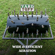 Yard Tuff Tow-Behind Drum Plug Aerator, 36" Wide for ATVs, UTVs & Tractors