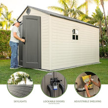 Lifetime Outdoor Storage Shed, 8 x 12.5 Foot