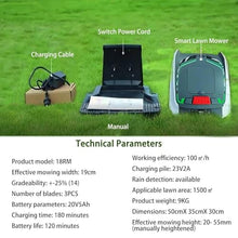 Robotic Lawnmower, Perimeter Wire Free for 0.25 Acre Lawn 80% Slope, APP Control with Virtual Boundaries, All-Wheel Drive, Multi-Zone Management