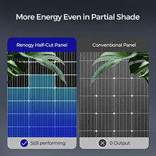 Renogy 220 Watt Bifacial Solar Panel 12 Volt Monocrystalline High Efficiency Solar Module for RV Off Grid Solar Power System