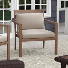 Martha Stewart Bedford Indoor/Outdoor Patio Accent Chairs, Brown, 2-Pack