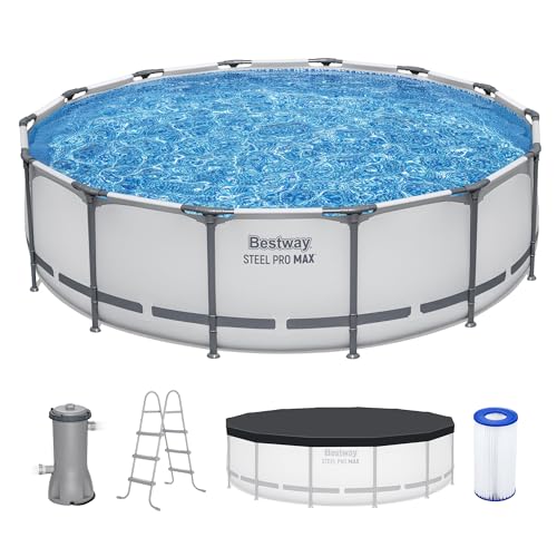 Bestway Steel Pro MAX 14' x 42" Above Ground Swimming Pool Set with Pump
