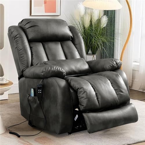 UOPYNE Dual Motor Power Lift Recliner with Massage Heat for Seniors