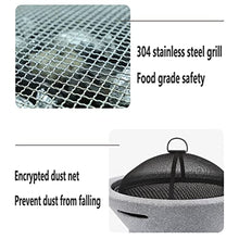 Outdoor Fire Pit Garden Wood-Burning Fire Pit Grill Table Set, Outdoor Backyard Patio Fireplace Fire Bowl, Easy to Use, Isolate Sparks (Color : Kit-2) (Kit 2) (Kit 2)
