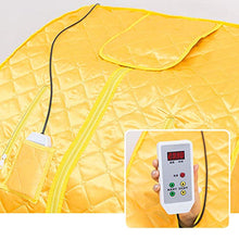 YUEWO Household Far-infrared Sweat Steaming Box Tourmaline Sweating Room Dry Steaming Room Full Moon Sweating Sauna Box (Silver)
