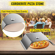 UHRLGHS 13 Inch Pizza Oven Kit Stainless Steel Including Pizza Chamber Easy to Operate Outdoor Gardens Terraces Home Use,