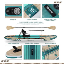 TIGERXBANG Paddle Board 10.8 Stand Up Paddle Board Pandora Collection Verdigris Green