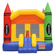 Inflatable HQ Commercial Grade Crayon Bounce House 100% PVC with Blower