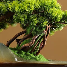 YXIANG56Q Fake Plants Simulation Welcome Pine Wigwam Decorative Ornaments Living Room Entrance Desktop Home Office Tea Room Bonsai Bonsai Tree