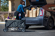 PICNIC TIME NCAA Cal Bears Adventure Wagon Folding Wagon - Wagon Cart - Sport Utility Wagon - Beach Wagon Collapsible, (Dark Gray)